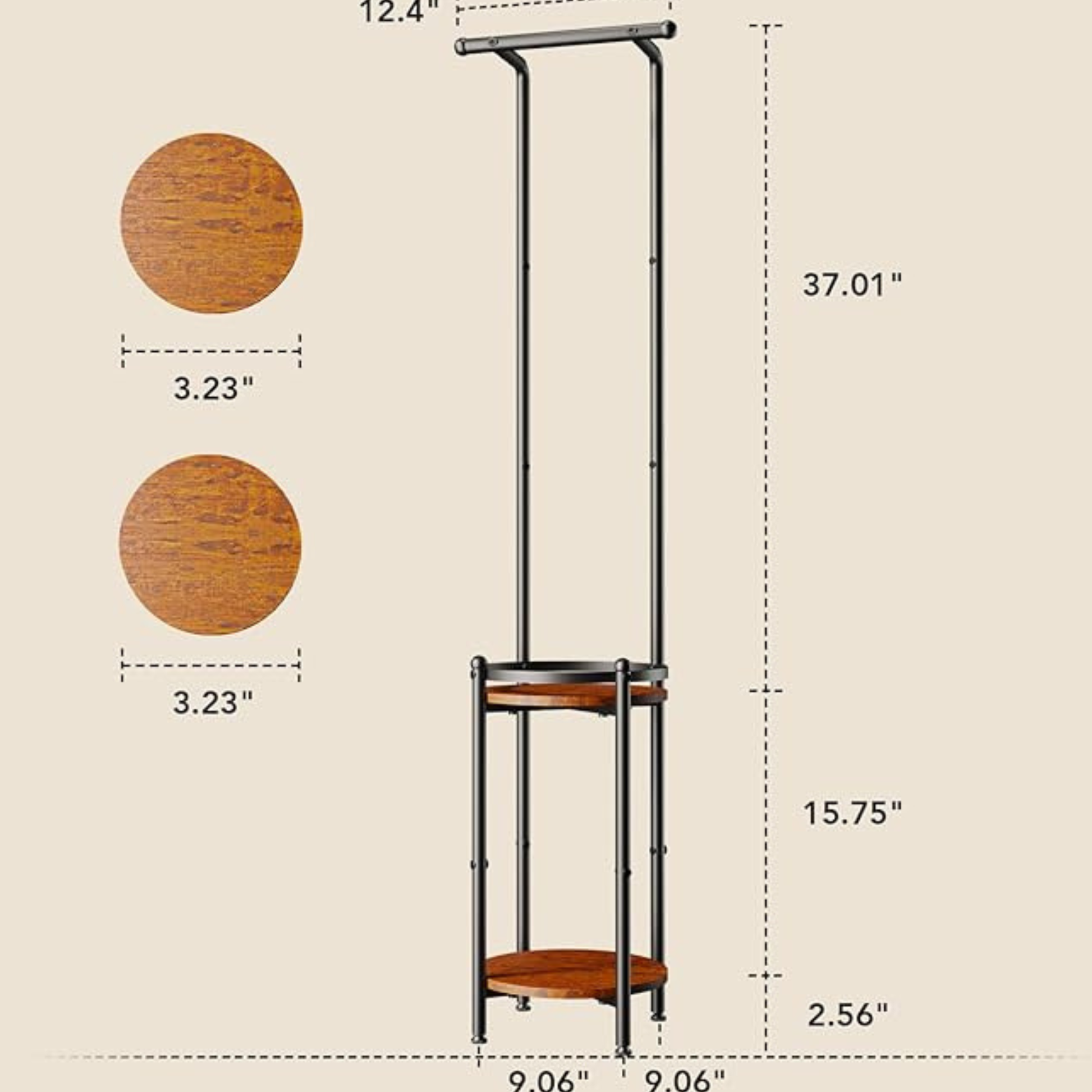 “Heavy-Duty Iron Construction – Durable, Rust-Resistant Finish”