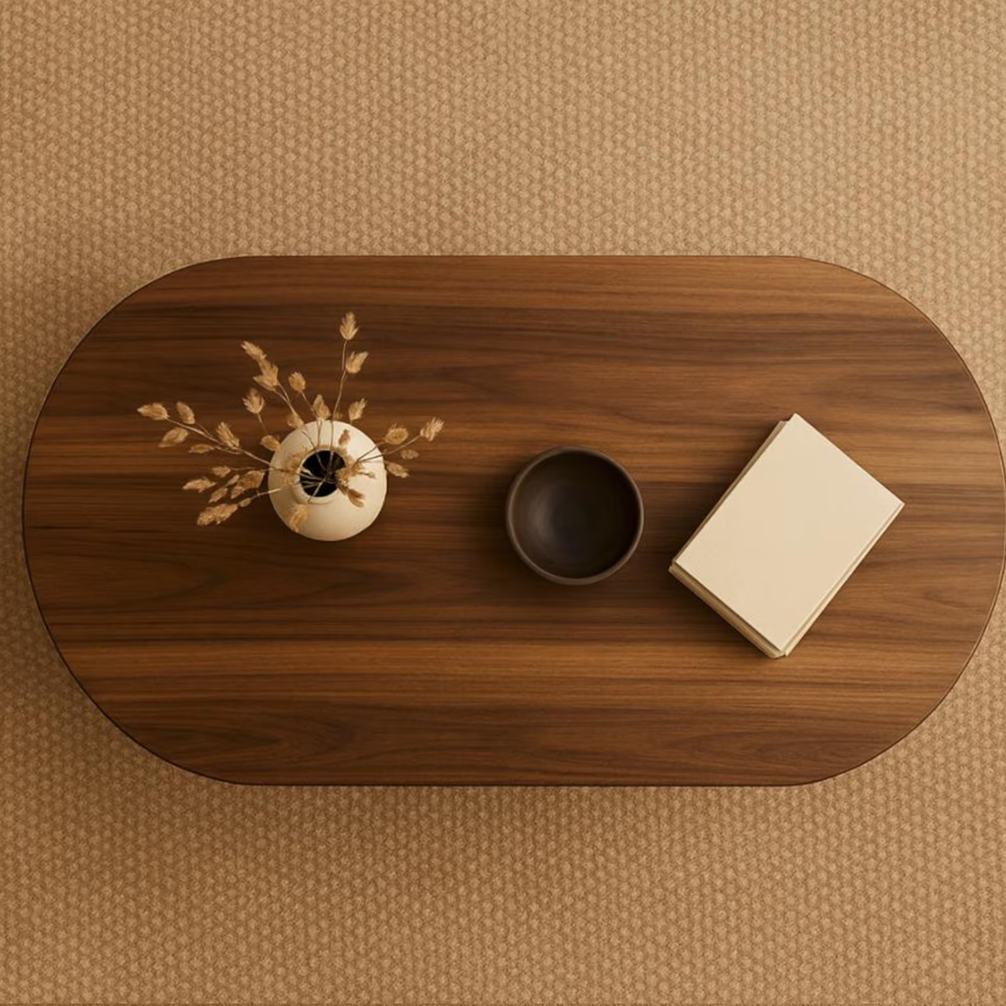 Handmade solid wood coffee table by Adaptivo Furniture