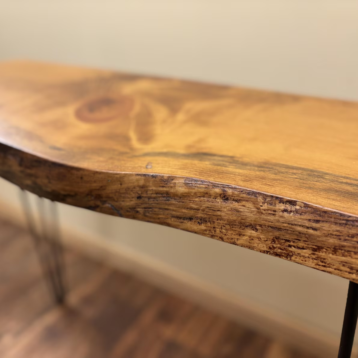 Sheesham Wood Sofa Table Compact Design