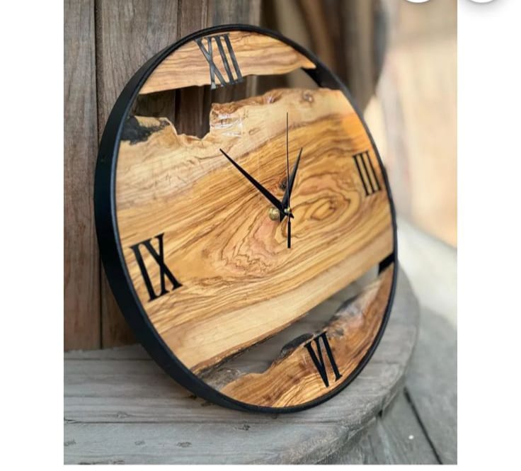 Custom Made Sheesham Big Wood Wall Clock