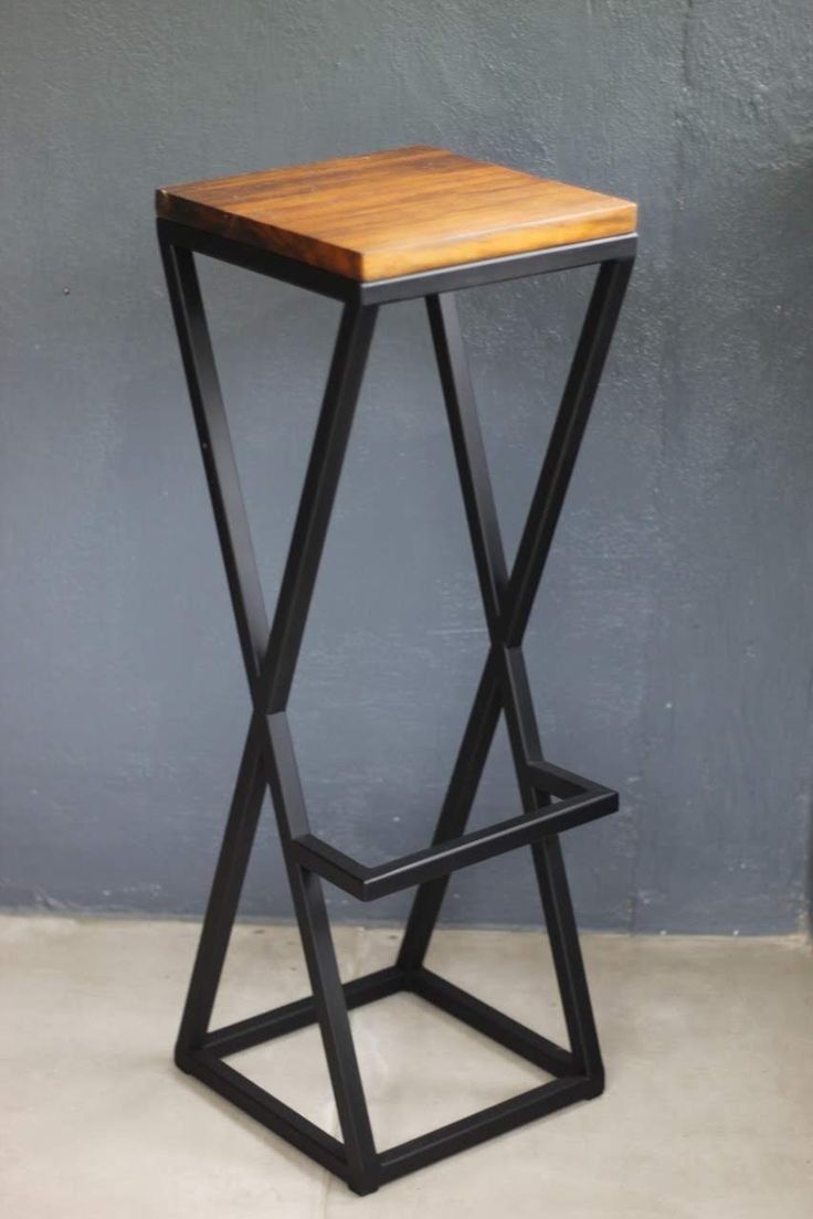Industrial Style Steel Bar Stool