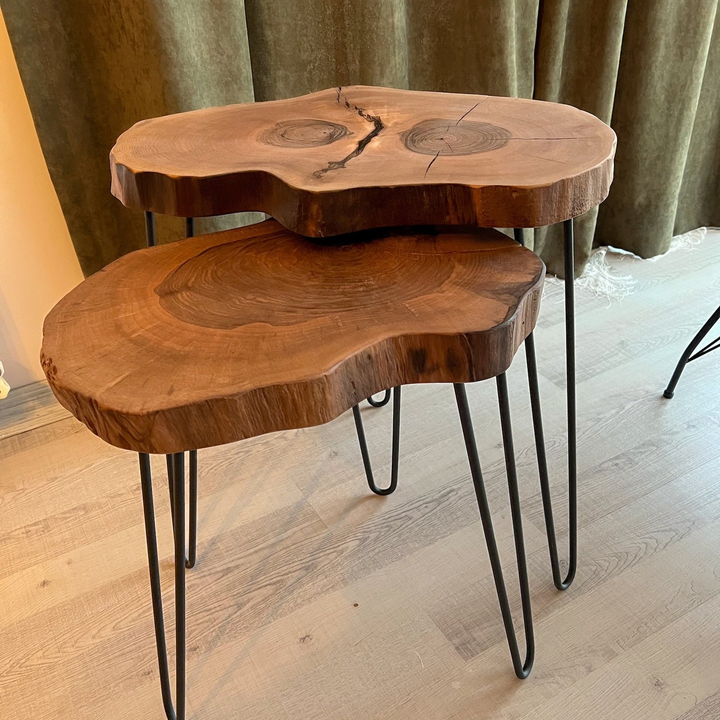 Live Edge Coffee Table | Wood Side Table | Wood End Table
