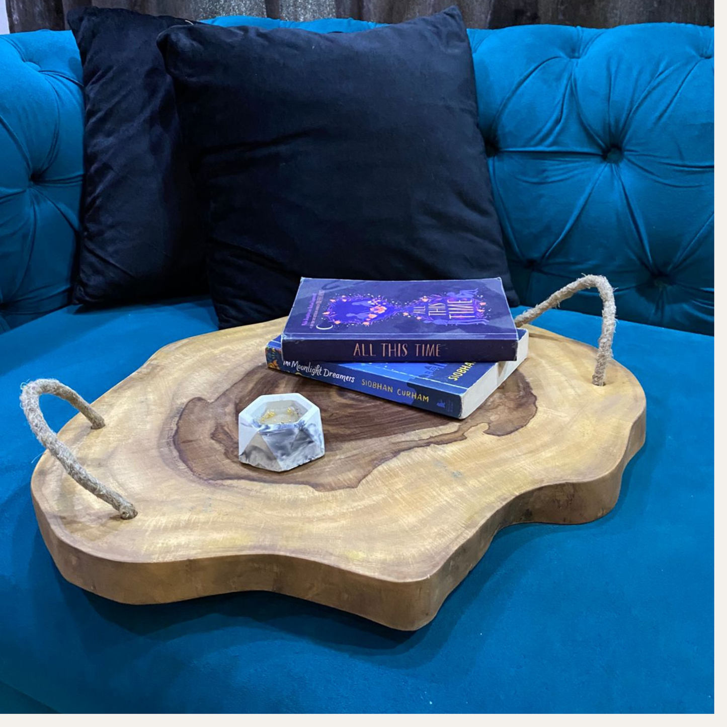 Live Edge Sheesham Tray Set – Wooden Kitchen & Home Decor by Adaptivo Furniture