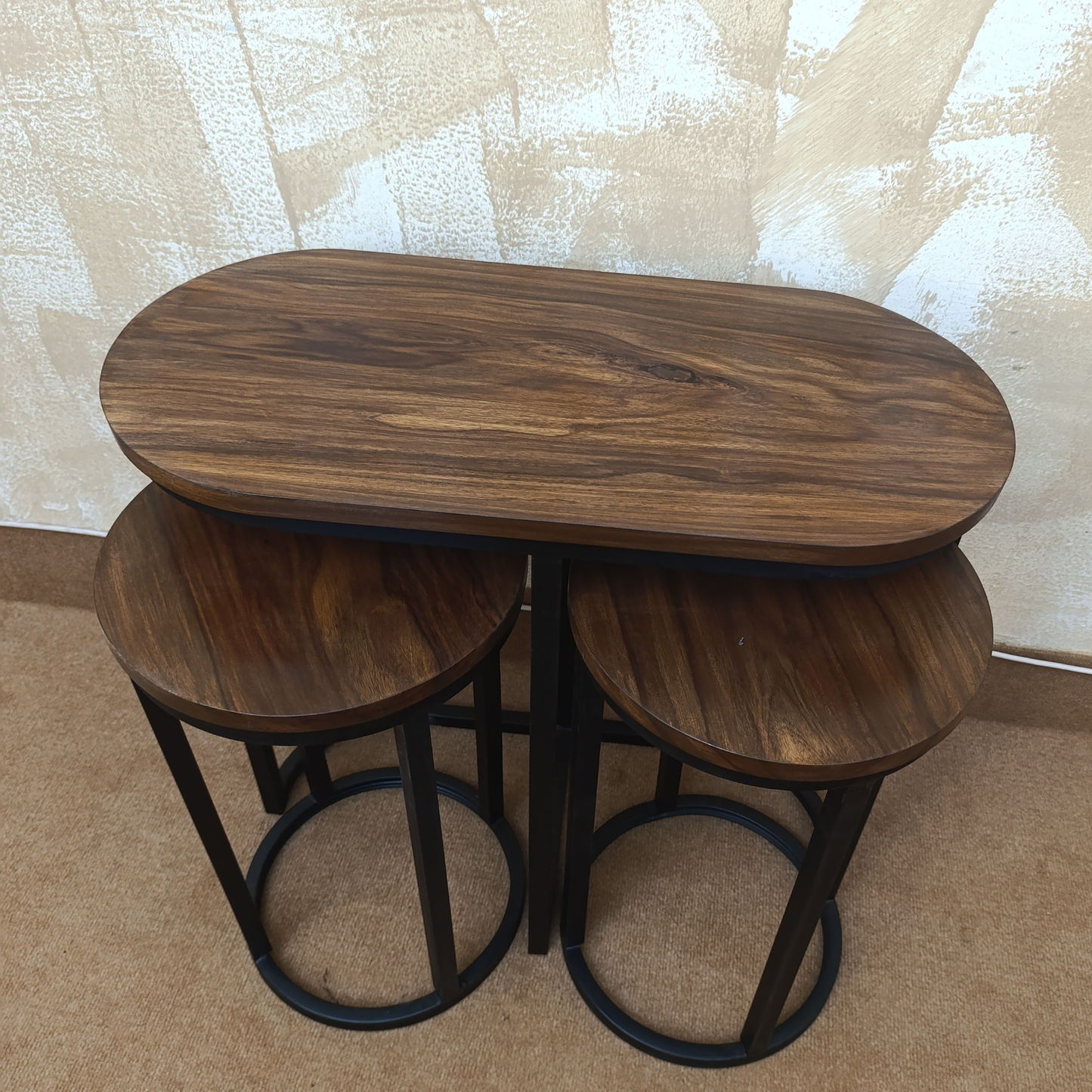 Rustic Modern Sheesham Dining Set – Handmade Furniture Design by Adaptivo Furniture