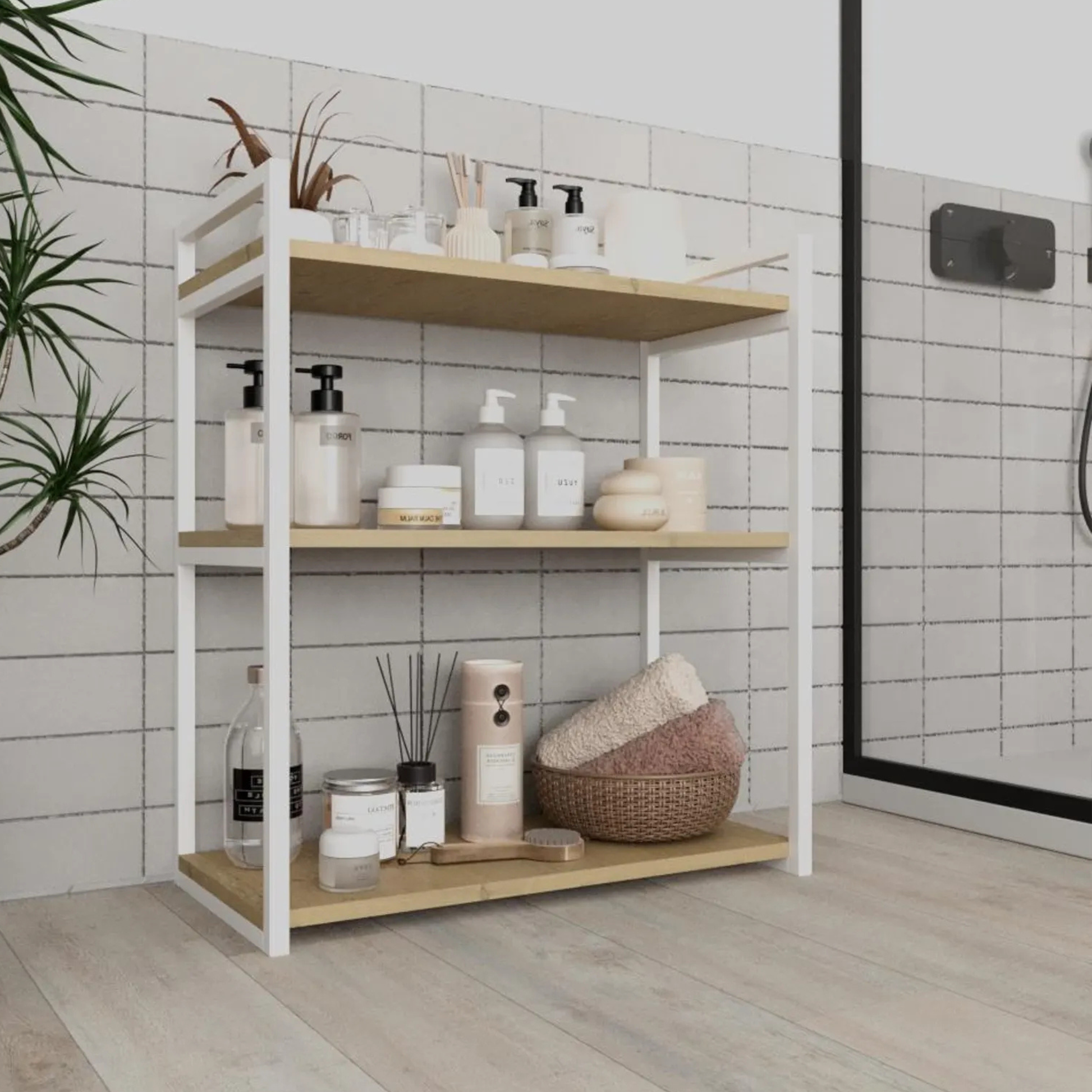 Minimalist bathroom storage rack Adaptivo Furniture