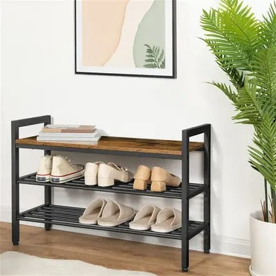 Hallway Shoe Cabinet Living Room Home Furniture Wooden Multi-Space Storage Rack