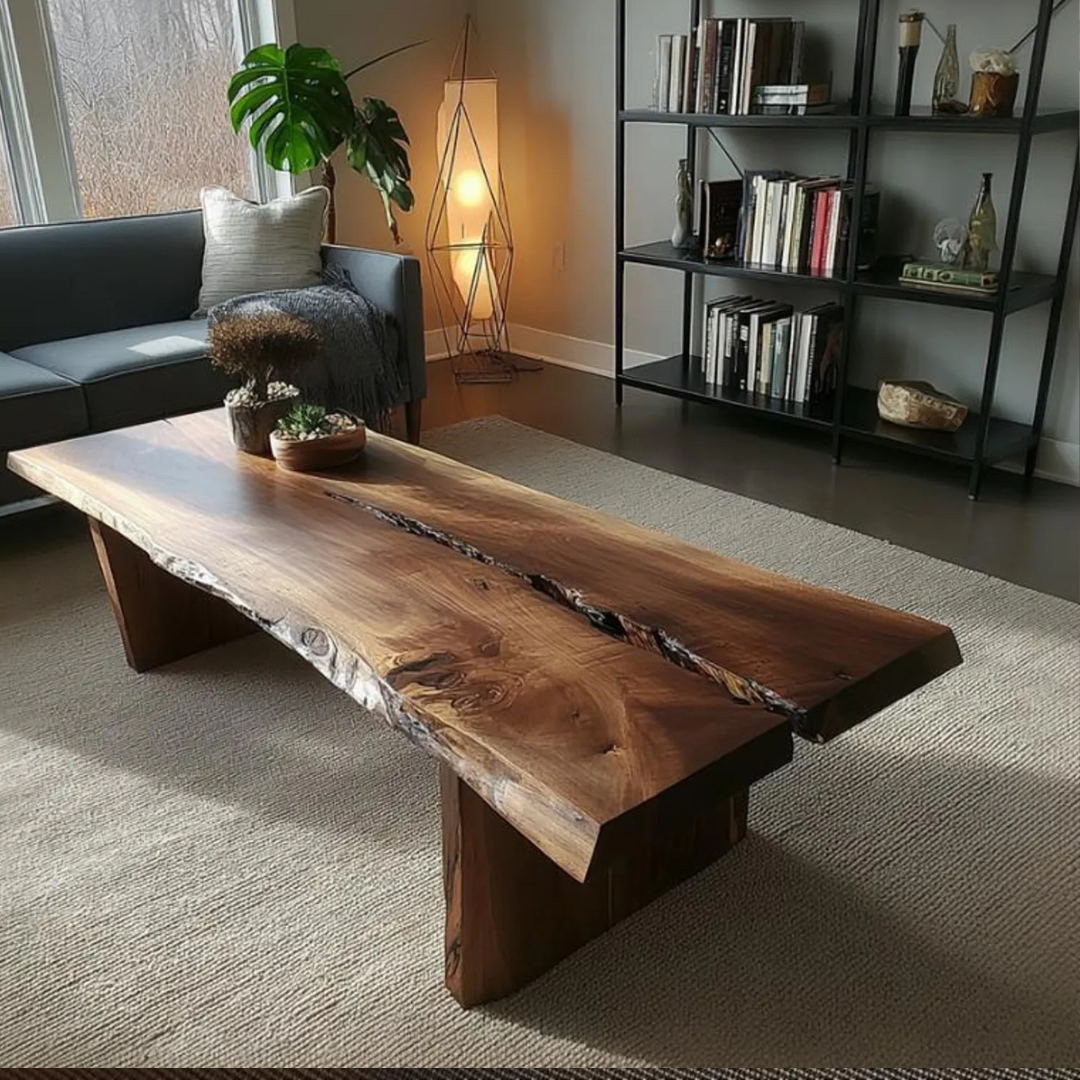 Handmade Sheesham Wood Coffee Table | Modern Wooden Coffee Table | Solid Wood Living Room Furniture