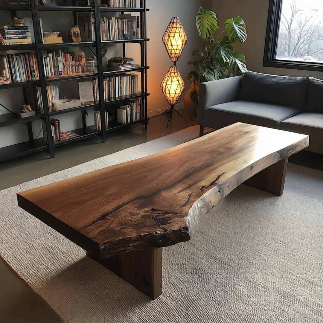 Handmade Sheesham Wood Coffee Table | Modern Wooden Coffee Table | Solid Wood Living Room Furniture