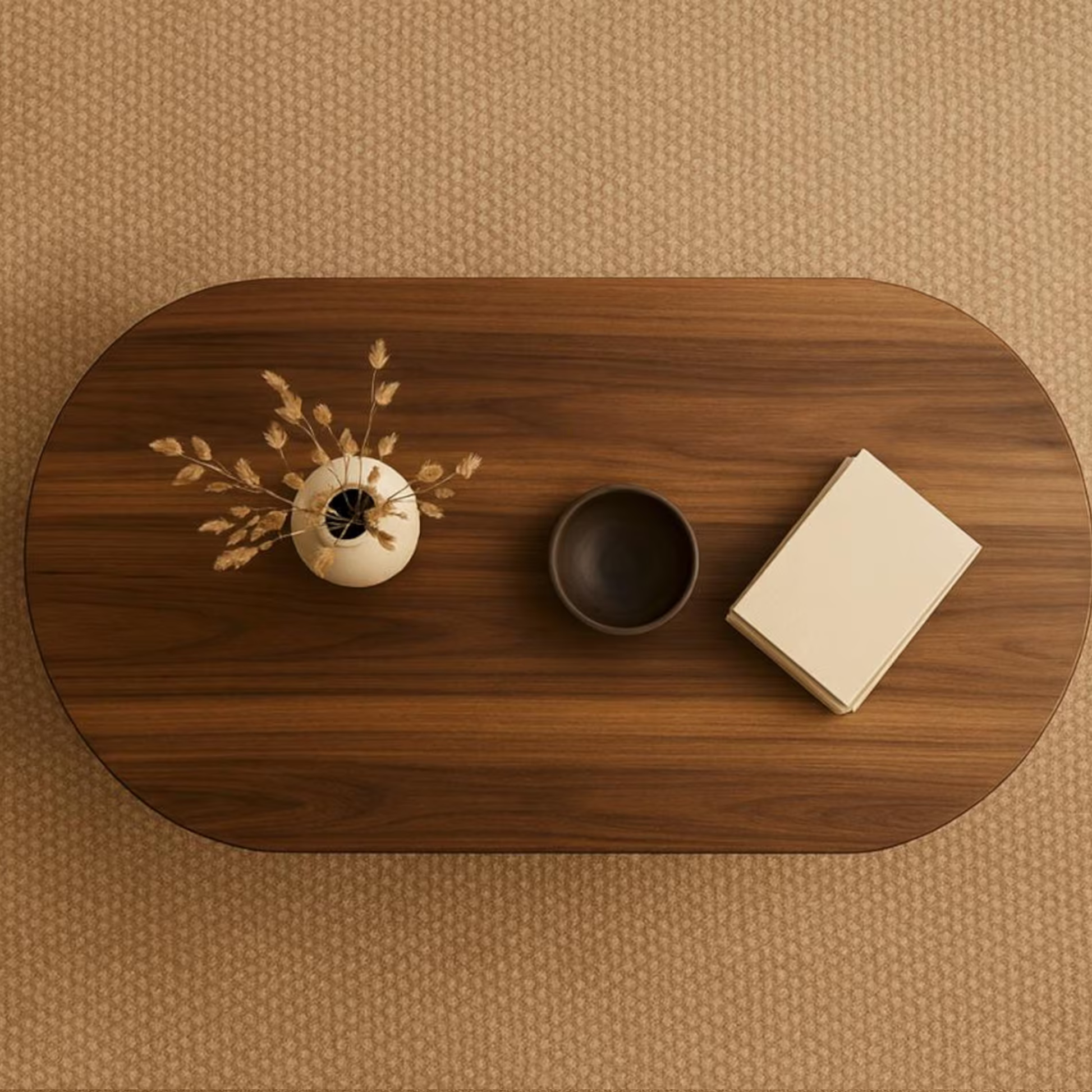 Handmade solid wood coffee table by Adaptivo Furniture