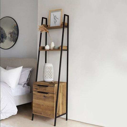 Craven Room Cabinet Bookcase Organizer Rack sheesham wood