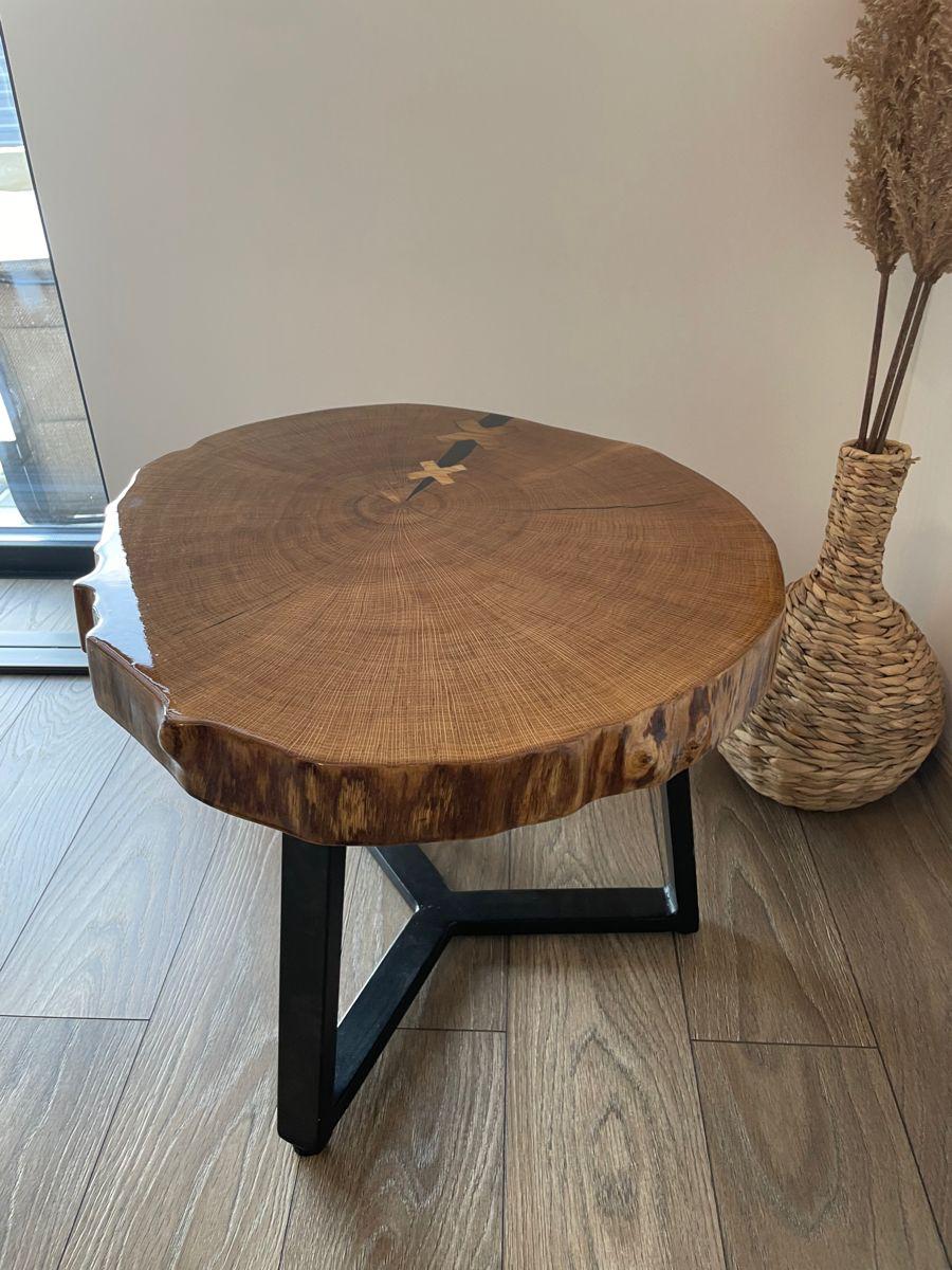 Live Edge Wooden Coffee Table