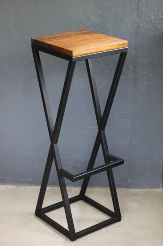 Industrial Style Steel Bar Stool