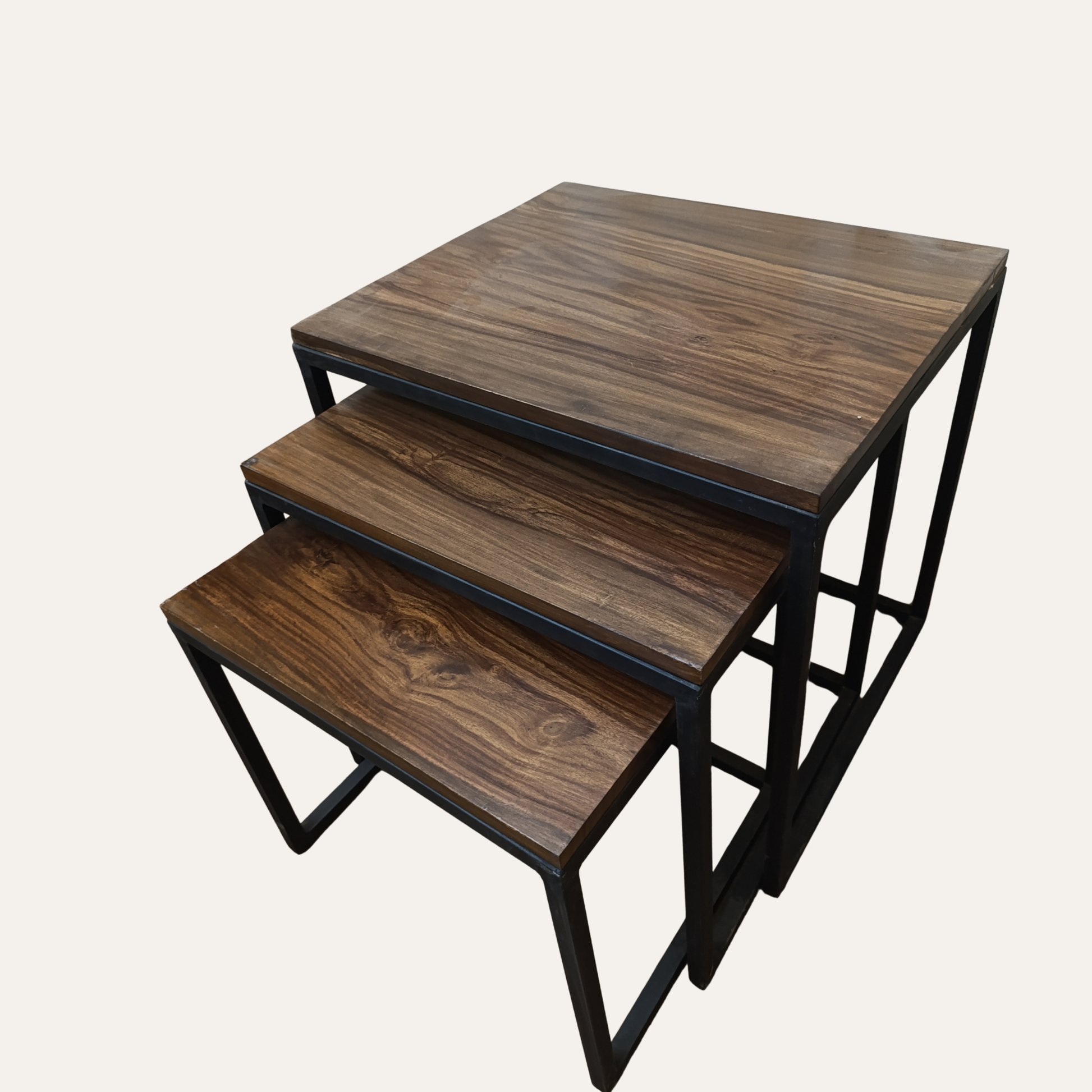 Clive nesting tables set in modern living room décor – Adaptivo Furniture