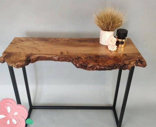 Rustic Live Edge Console
