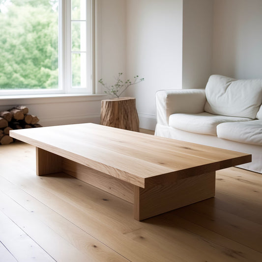 Handmade Sheesham Wood Table – Boho Modern Style by Adaptivo Furniture