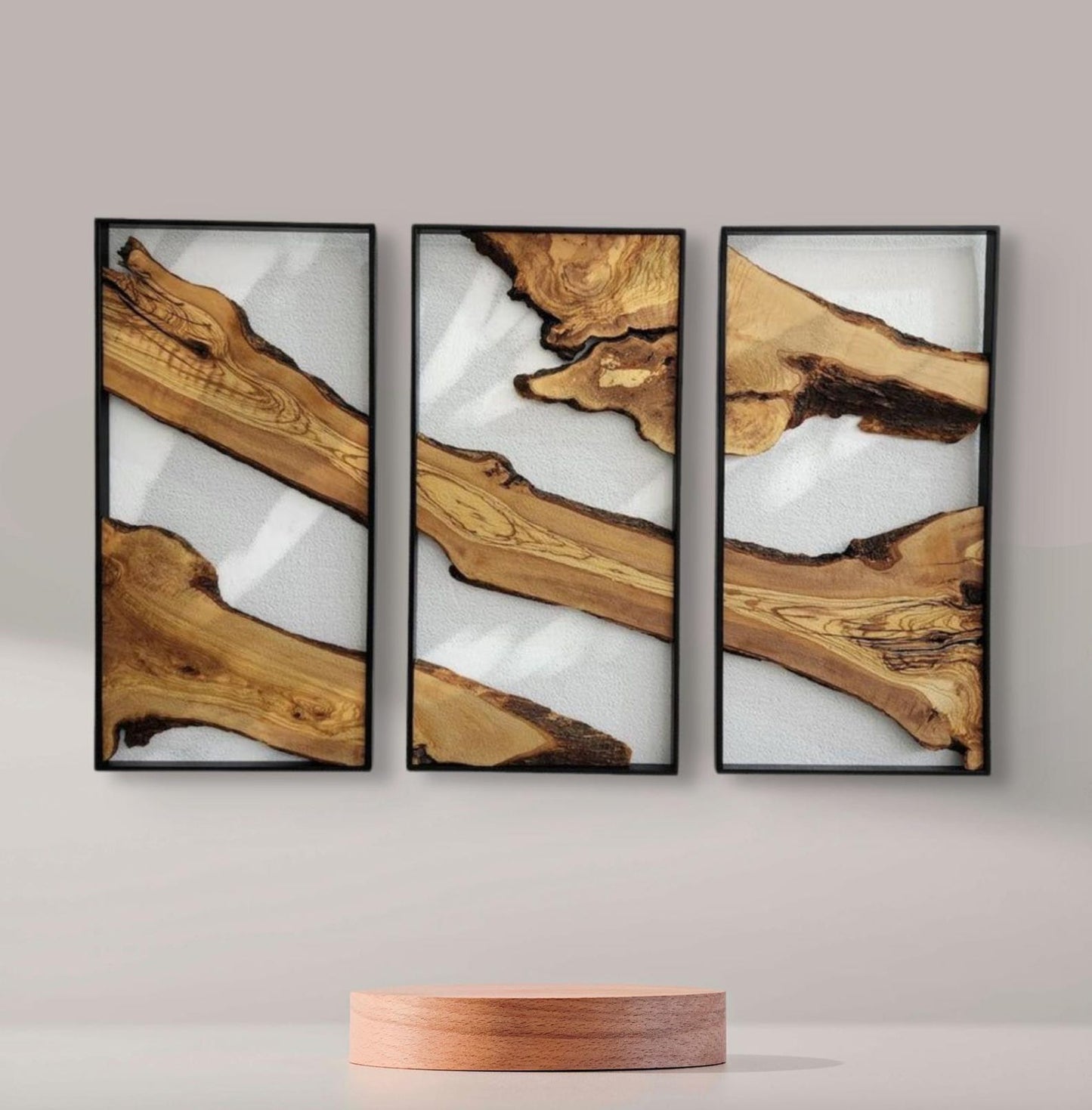Metal and Wood Wall Art, sheesham Wood Wall Decor