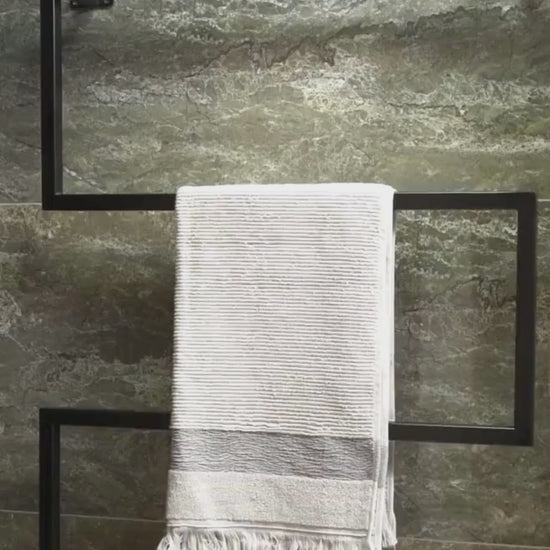 Modern Wall Mounted Metal Towel Rack – Stylish & Functional Bathroom Organizer by Adaptivo Furniture