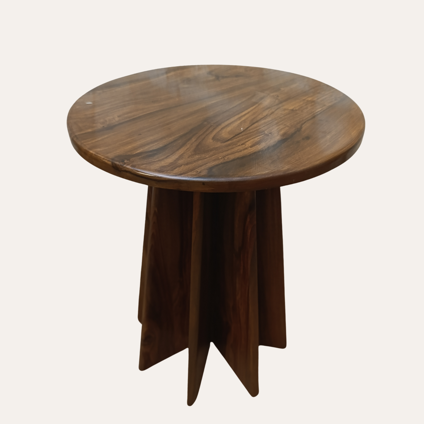 Sheesham Wood Side Tables Set of 2 – Modern Minimalist Design by Adaptivo Furniture